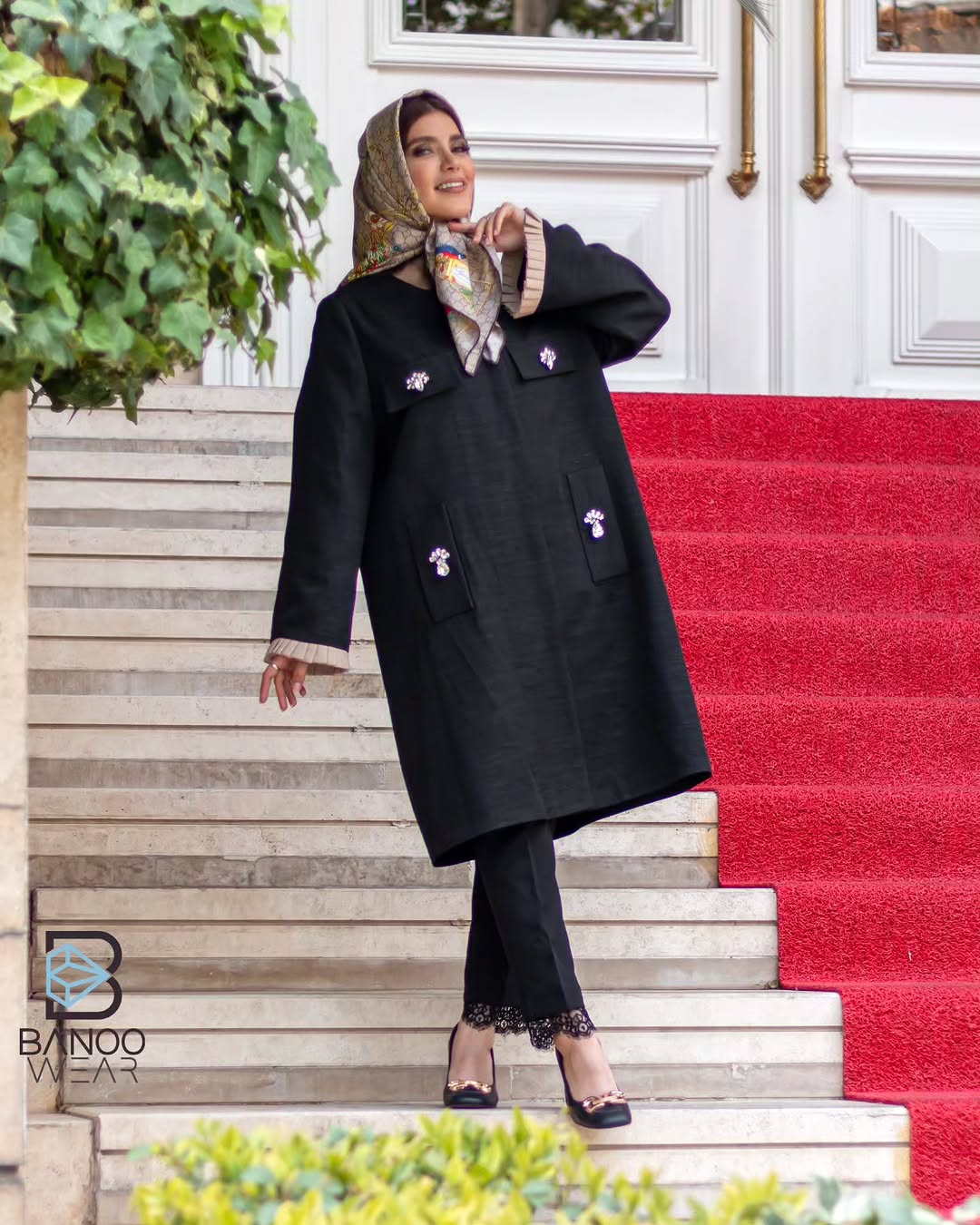 مانتو آستین پلیسه